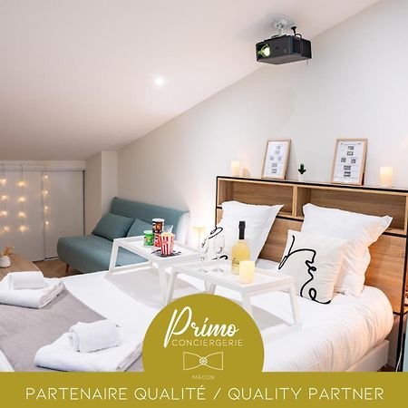 Food And Chill - Deux Appartements Hypercentre - 1 Theme Cinema - By Primo C0Nciergerie Tournus Esterno foto